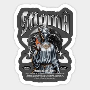 Graphic tee Sticker